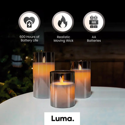 LumaCandles – Realistic Flameless LED Candle Set with Remote Control